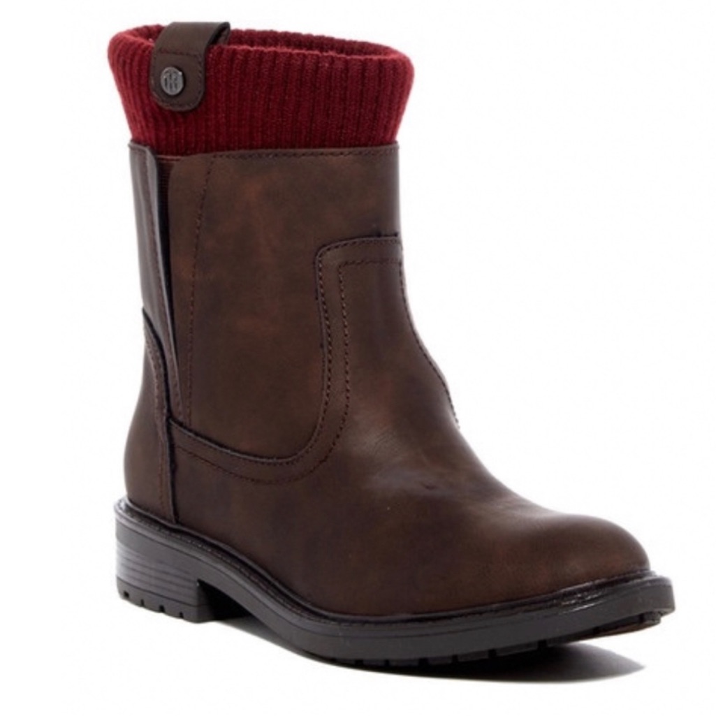 Tommy Hilfiger Rugby 2 Brown Boots Sz 8.5